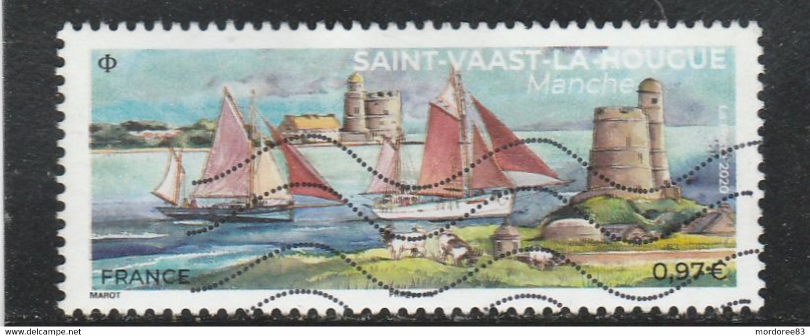 FRANCE 2020 - SAINT VAAST - LA HOUGUE - OBLITERE - Used Stamps