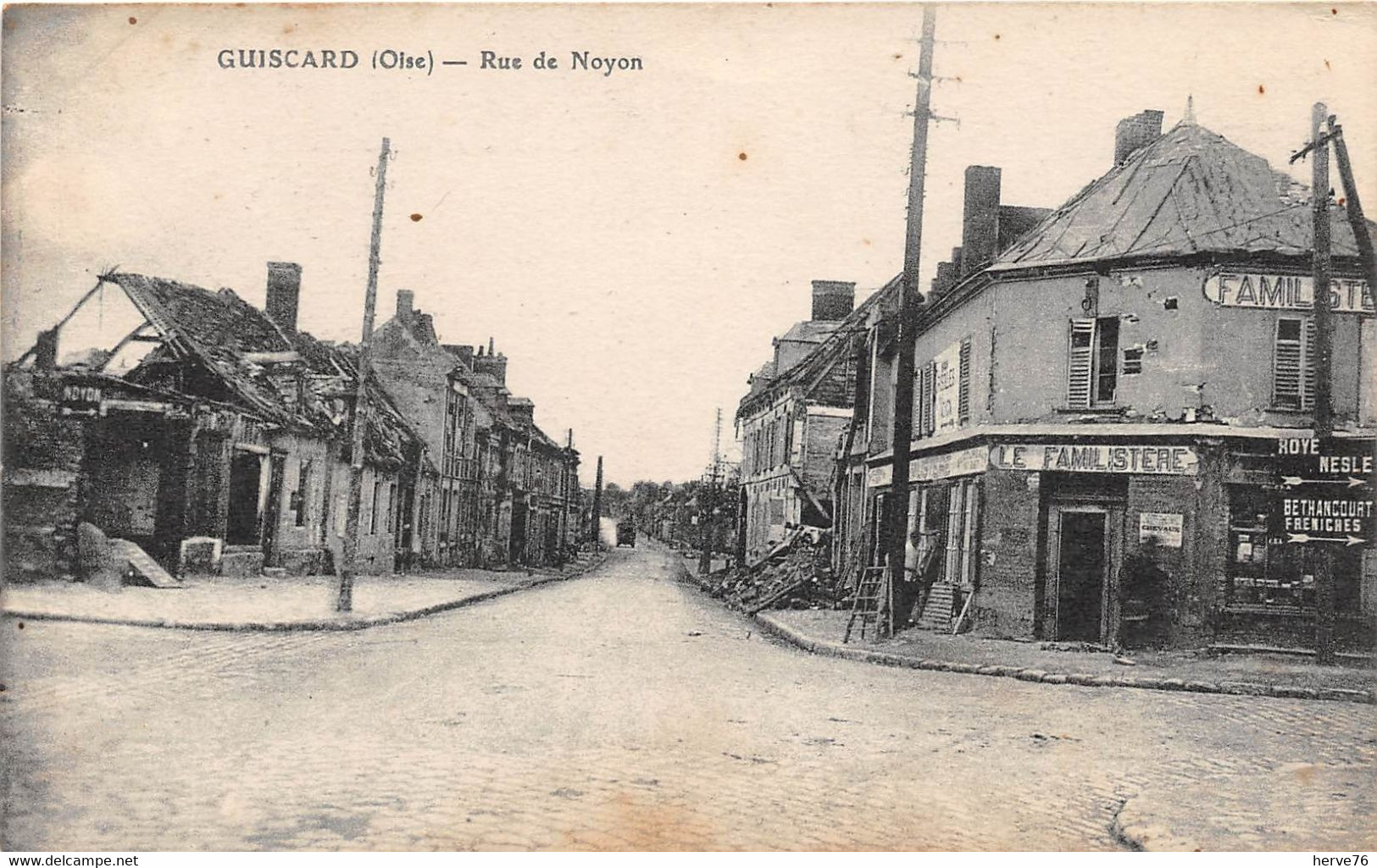 GUISCARD - Rue De Noyon - Le Familistère - Guiscard