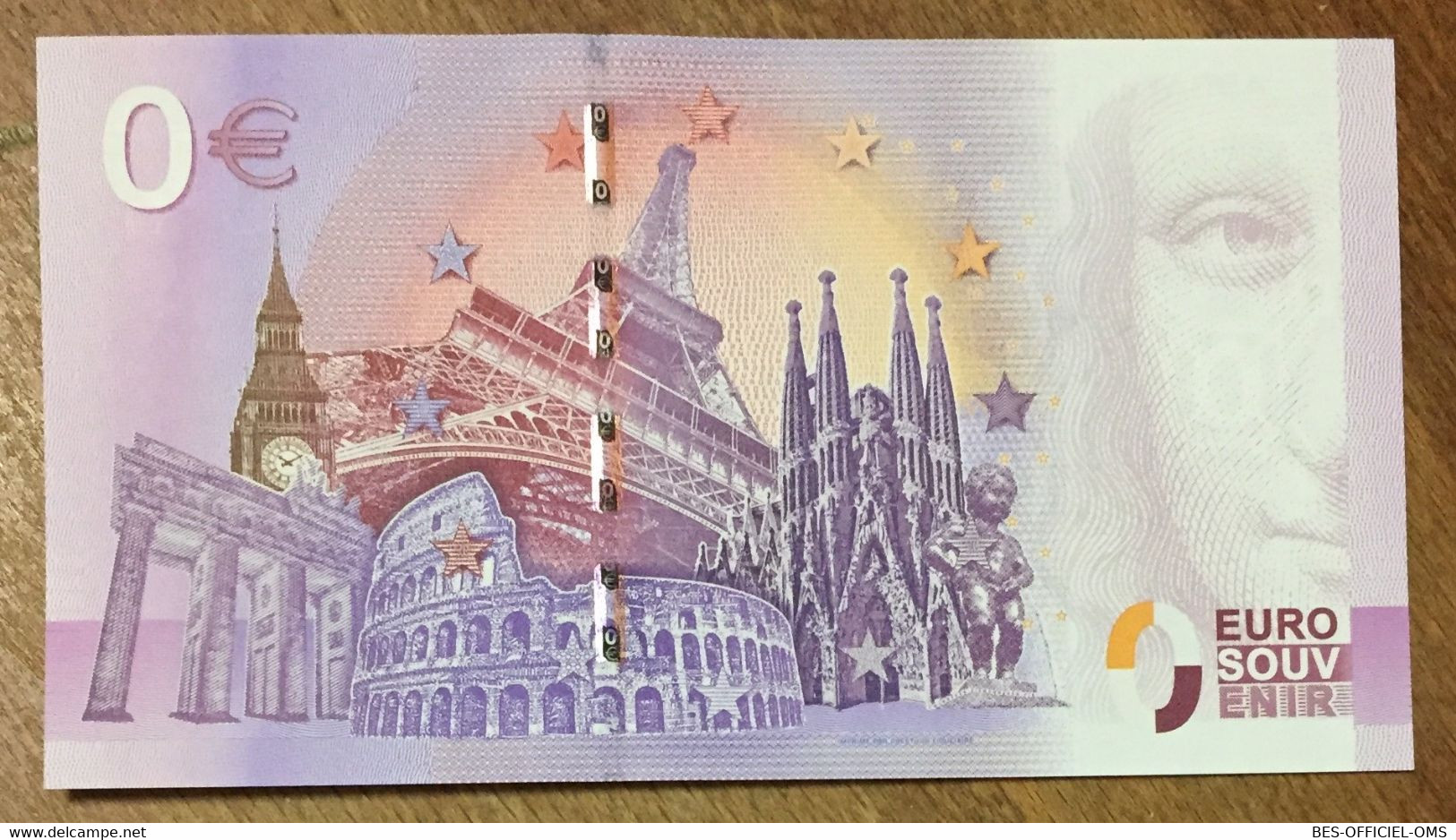 2016 BILLET 0 EURO SOUVENIR DPT 77 PROVINS CITÉ MÉDIÉVALLE ZERO 0 EURO SCHEIN BANKNOTE PAPER MONEY - Private Proofs / Unofficial