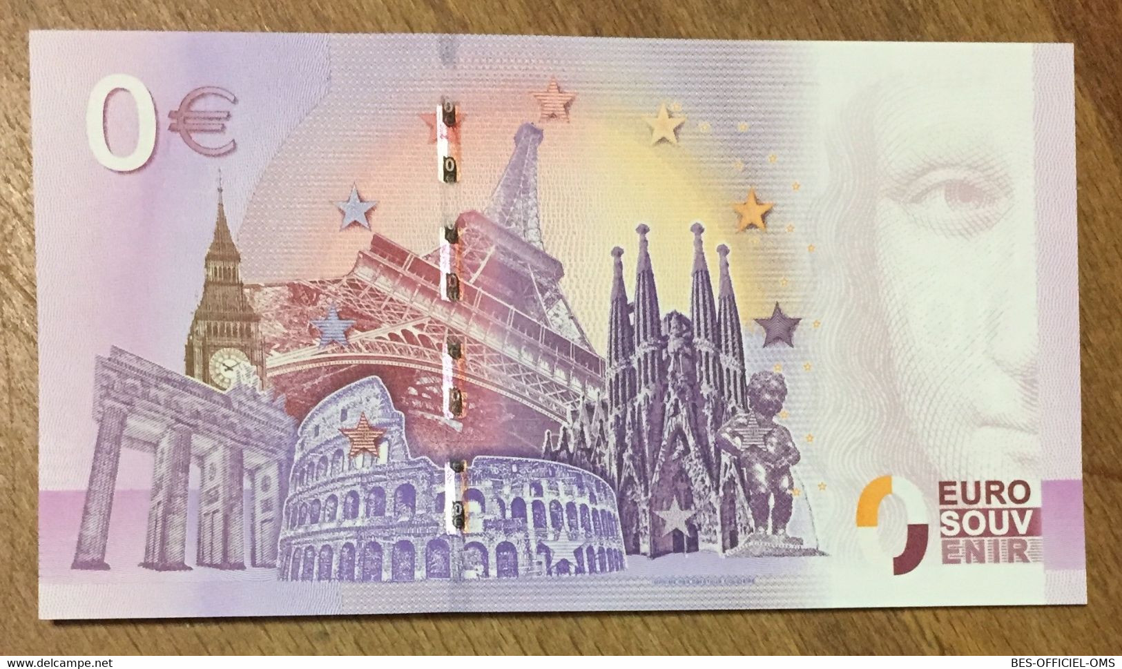 2016 BILLET 0 EURO SOUVENIR DPT 75 TOUR MONTPARNASSE ZERO 0 EURO SCHEIN BANKNOTE PAPER MONEY - Essais Privés / Non-officiels