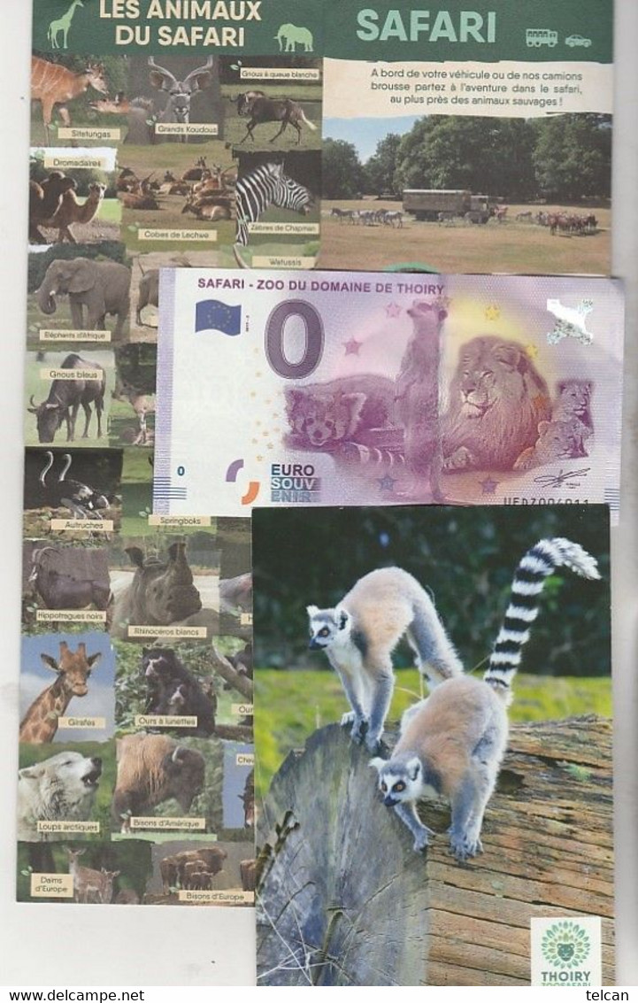 Zoo Thoiry 2020    Serie De 7 Animaux     3 SCAN MINT - Löwen