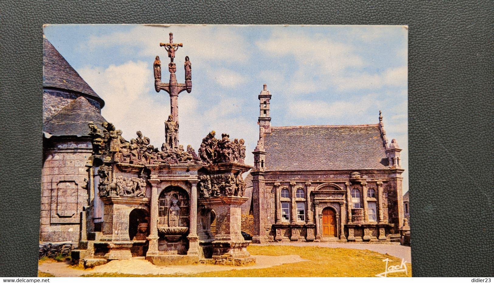 LOT 91  CARTES DE BRETAGNE MONUMENTS DE BRETGNE CIMETIERE EGLISE CALVAIRE CHAPELLE VITRAUX RETABLE CRYPTE