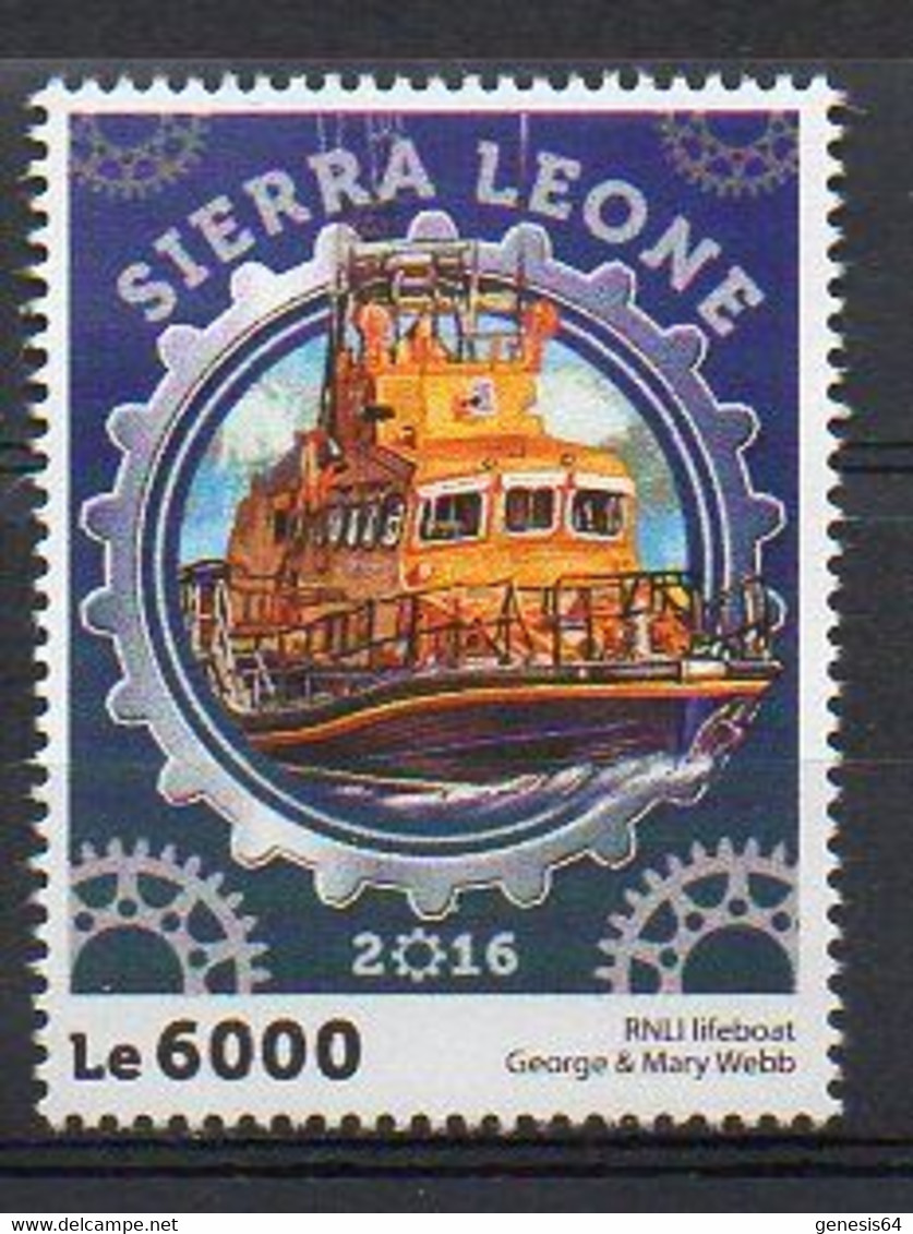 RNLI Lifeboat George & Mary Webb - Special Transport Stamp - MNH (Sierra Leone 2016) (1W1398) - Other & Unclassified