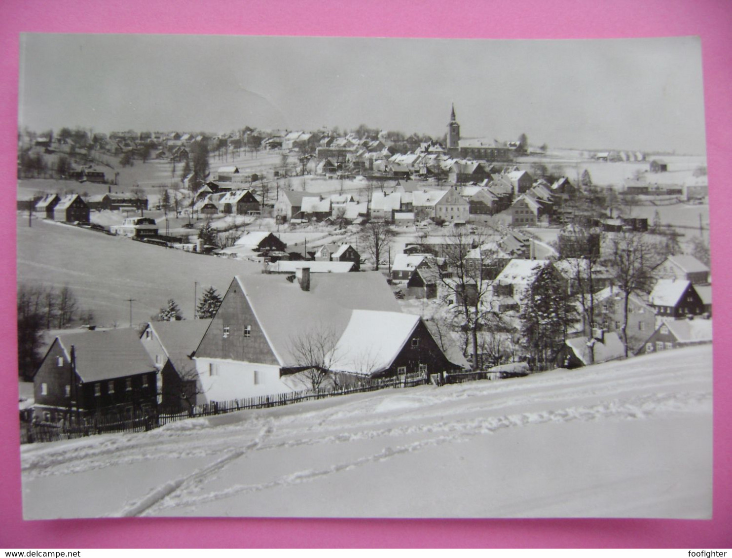 Germany DDR - Jöhstadt (Erzgebirge) - Panorama - Posted 1976 - Jöhstadt