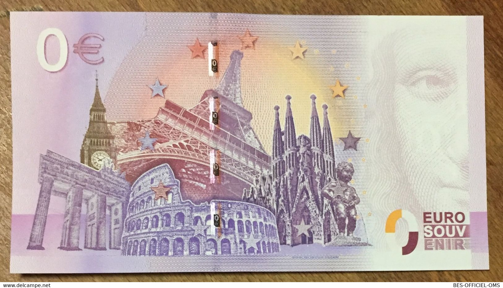 2016 BILLET 0 EURO SOUVENIR DPT 74 CHAMONIX-MONT-BLANC AIGUILLE DU MIDI ZERO 0 EURO SCHEIN BANKNOTE PAPER MONEY - Essais Privés / Non-officiels