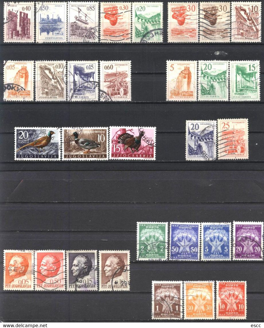 31 Used Stamps 50s 60s Years  MIX  From Yugoslavia - Other & Unclassified