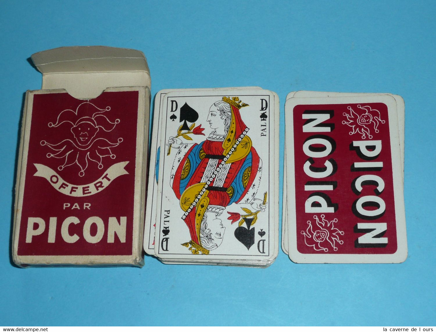 Rare Vintage Jeu De Cartes PICON Apéritif En Boite - 32 Karten