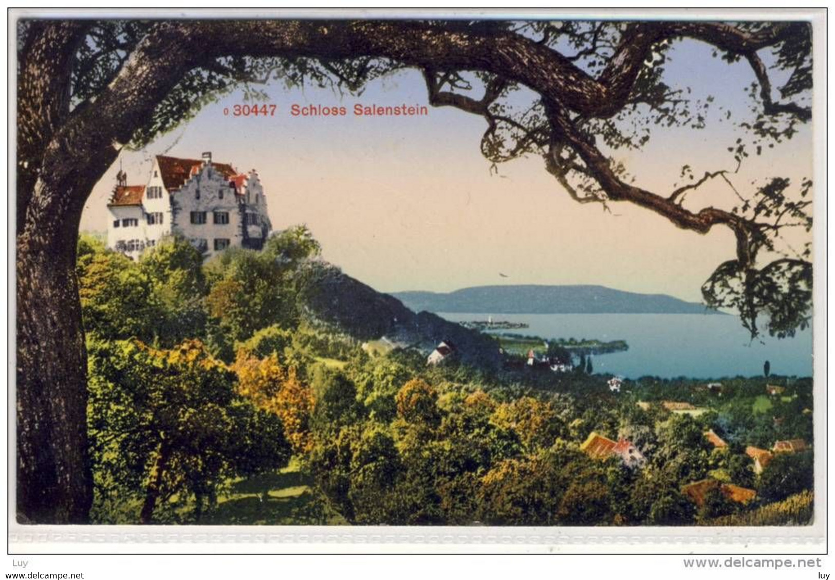 Schloss  Salenstein - 1920, Gel. In MANNENBACH - Salenstein