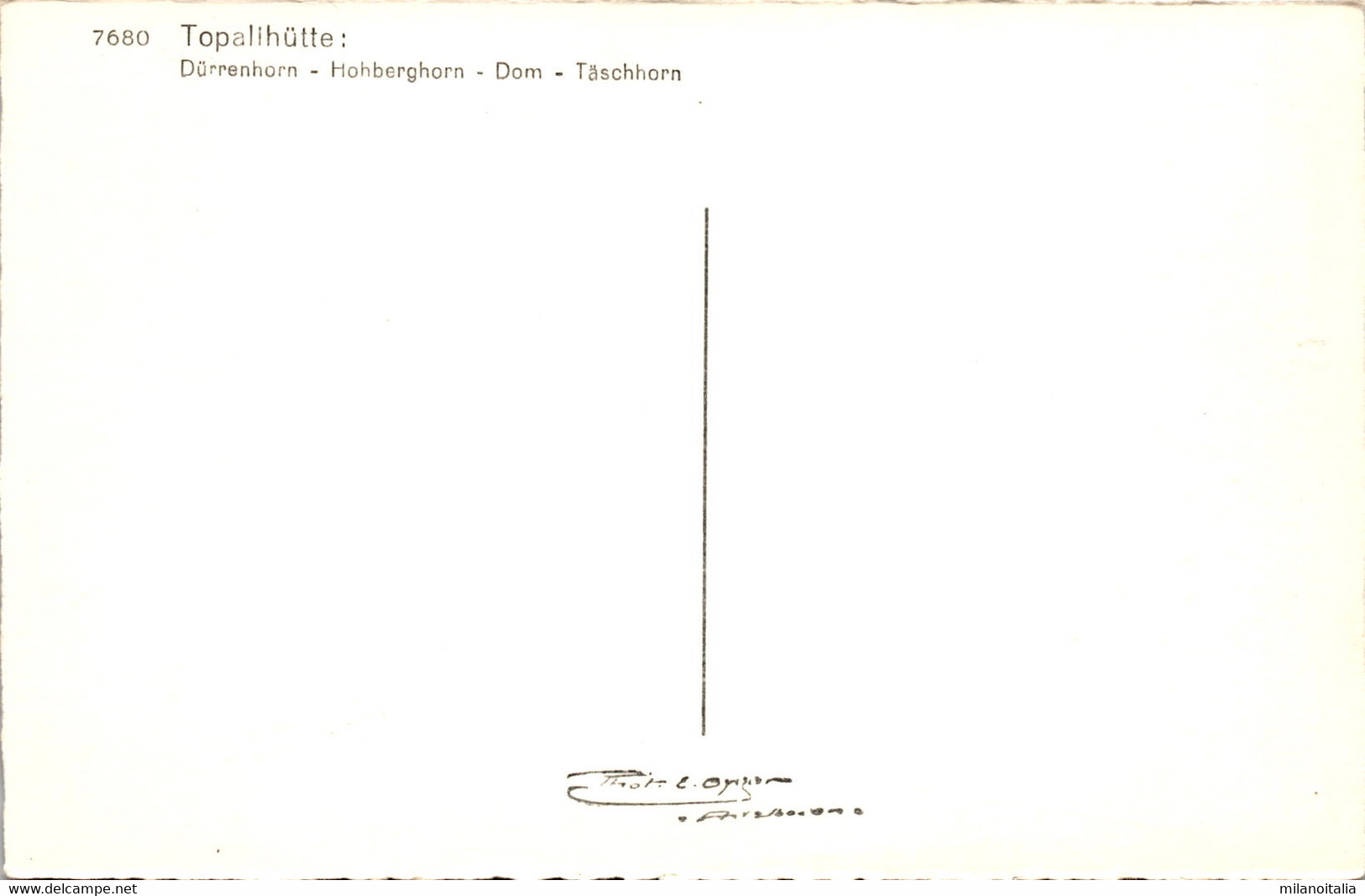 Topalihütte: Dürrenhorn - Hohberghorn - Dom - Täschhorn (7680) - Phot. Gyger - Täsch