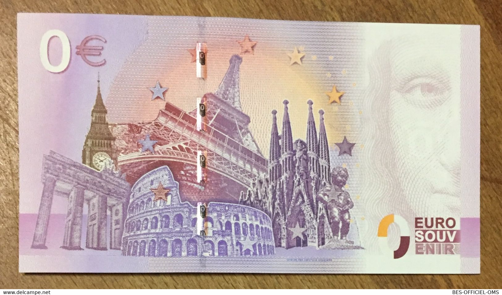 2016 BILLET 0 EURO SOUVENIR DPT 63 VULCANIA ZERO 0 EURO SCHEIN BANKNOTE PAPER MONEY - Essais Privés / Non-officiels