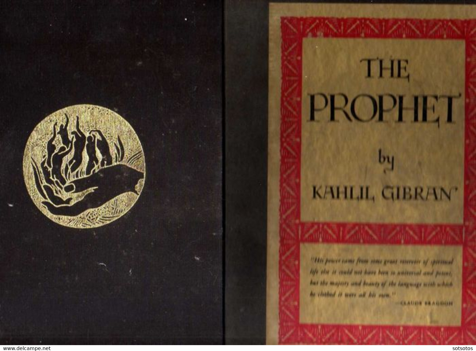 The Prophet By Kahlil Gibran -  This Is A Borzoi Book, Published By Alfred Knopf Inc.manufactured In USA   Hardbound - Non Classés