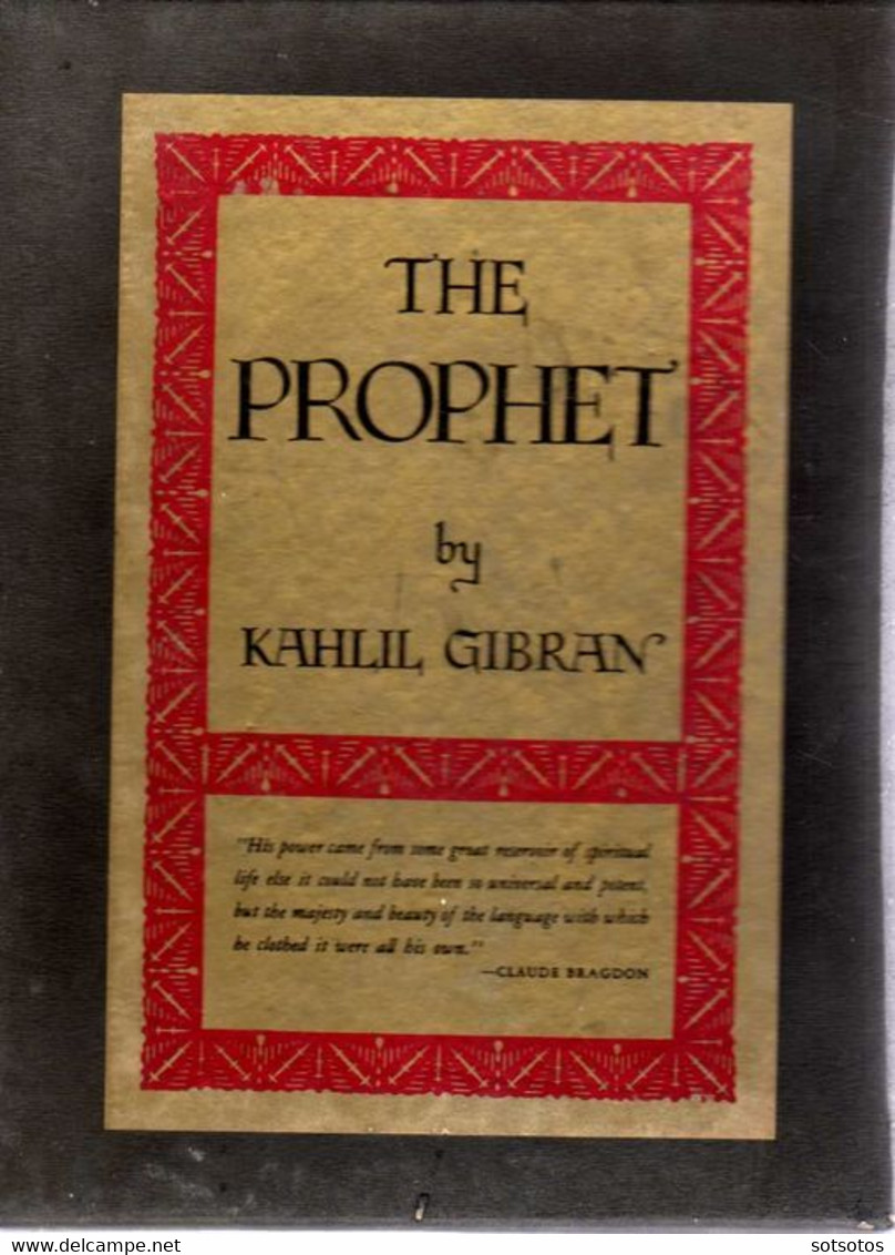 The Prophet By Kahlil Gibran -  This Is A Borzoi Book, Published By Alfred Knopf Inc.manufactured In USA   Hardbound - Ohne Zuordnung