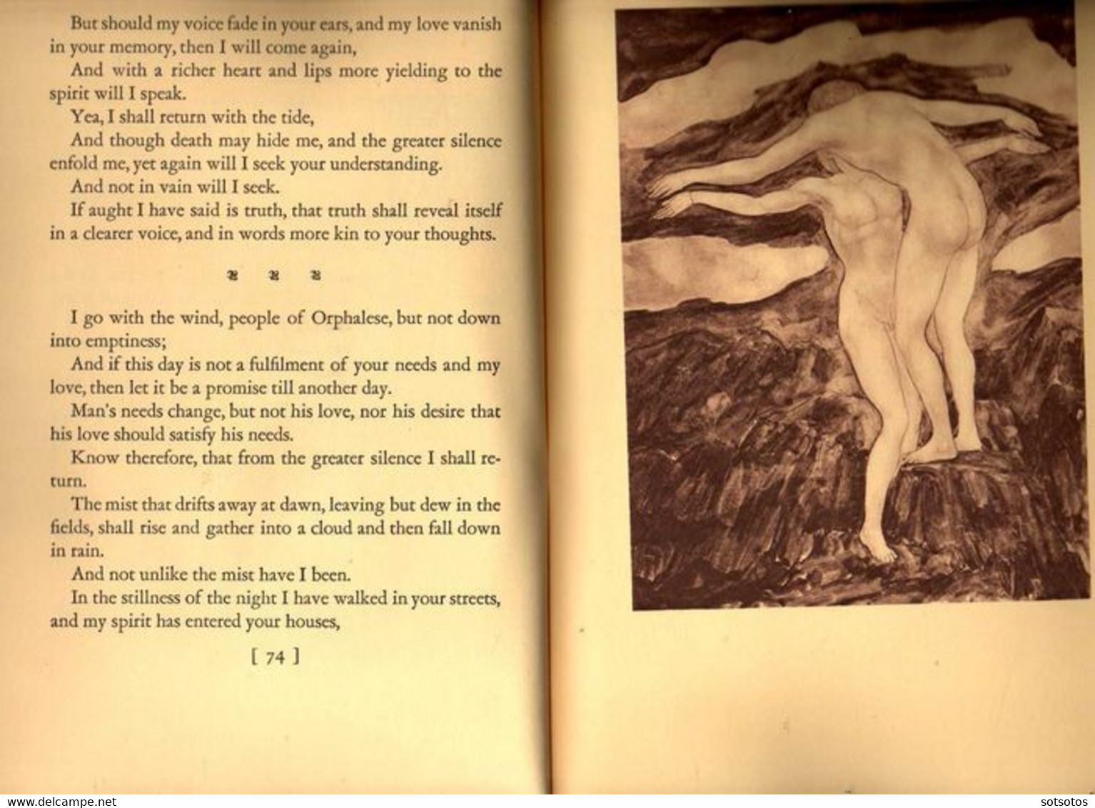 The Prophet by Kahlil Gibran -  this is a Borzoi book, published by Alfred Knopf Inc.manufactured in USA   Hardbound