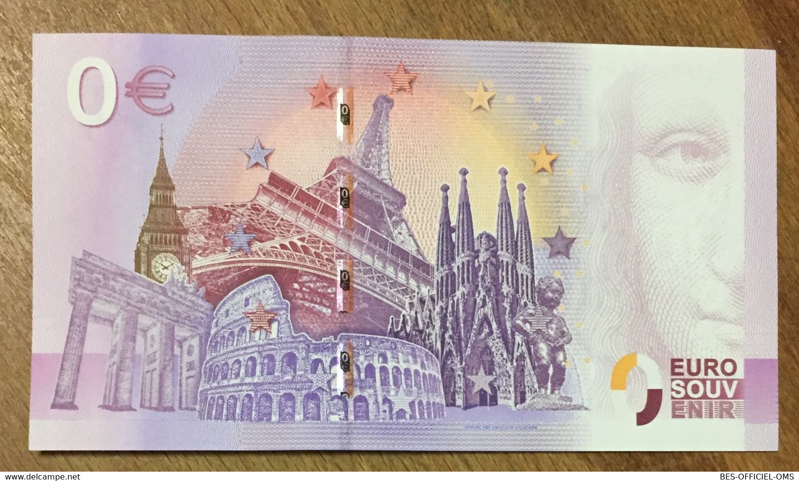 2016 BILLET 0 EURO SOUVENIR DPT 63 STADE MARCEL-MICHELIN ZERO 0 EURO SCHEIN BANKNOTE PAPER MONEY - Essais Privés / Non-officiels