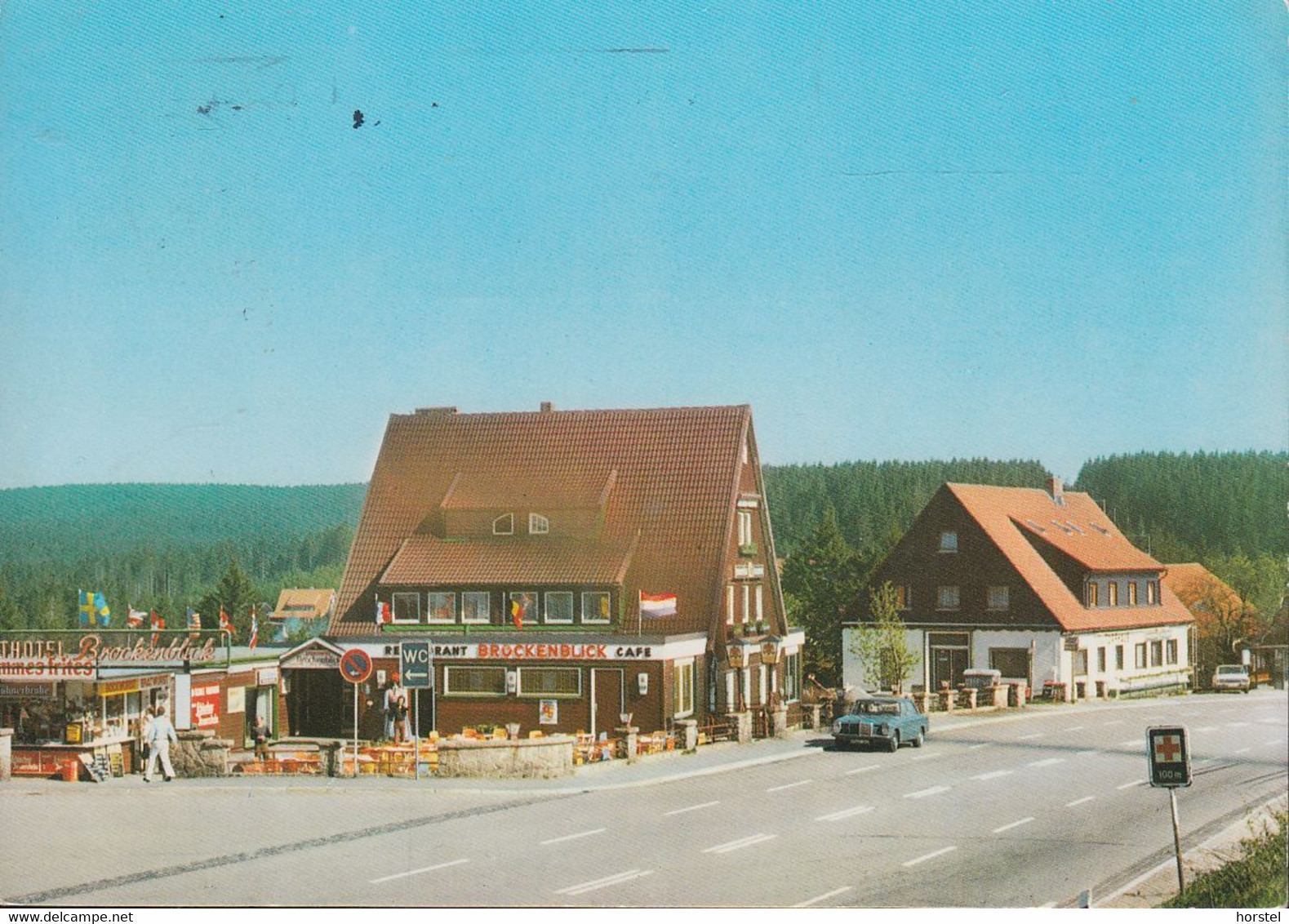 D-38667 Torfhaus Im Harz - Sporthotel Brockenblick - Cafe - Car - Mercedes - Altenau