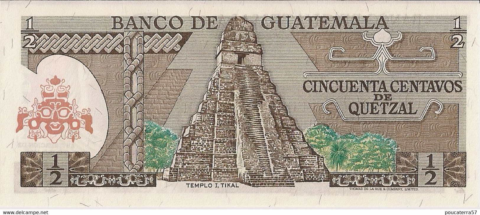 GUATEMALA=1979    50  CENTAVOS    P-58    UNC - Guatemala