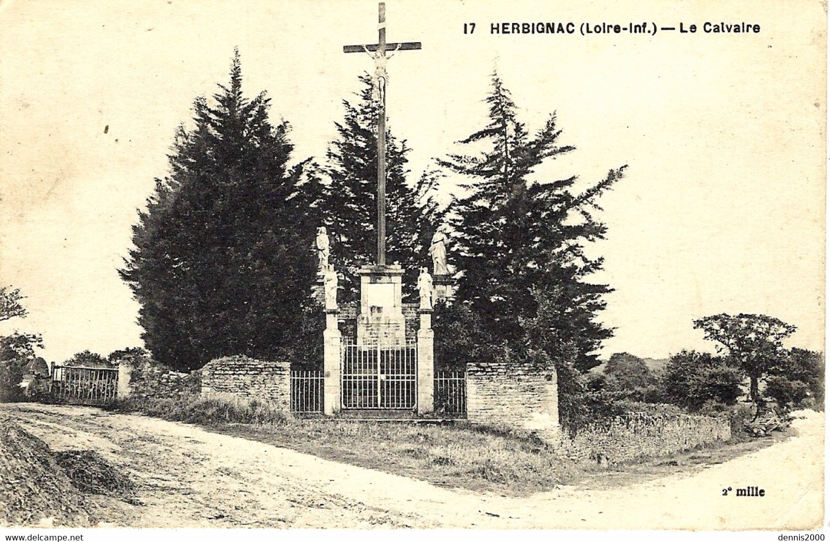 17 HERBIGNAC - Le Calvaire - Ed. Chapeau - Herbignac