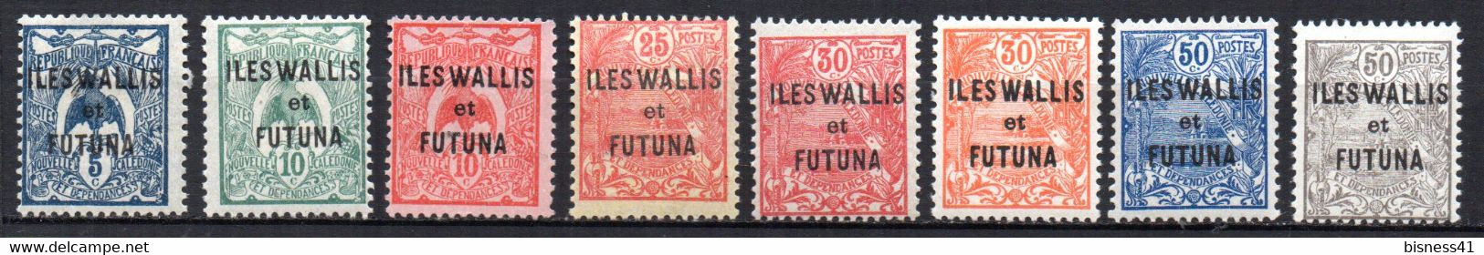 Col17  Colonie Wallis & Futuna N° 18 à 25 Neuf X MH  Cote 12,25 € - Unused Stamps