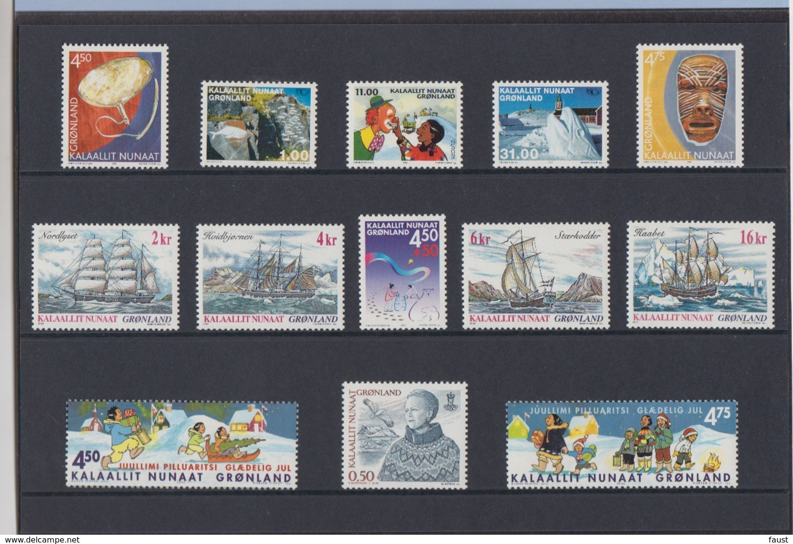2002** (sans Charn., MNH, Postfrish)  Original Year Pack As Issued - Full Years