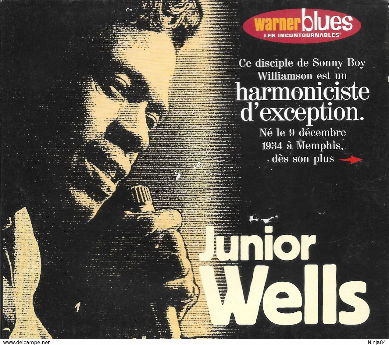 CD Junior Wells  ‎ ‎" Shake It Baby "  Allemagne - Blues