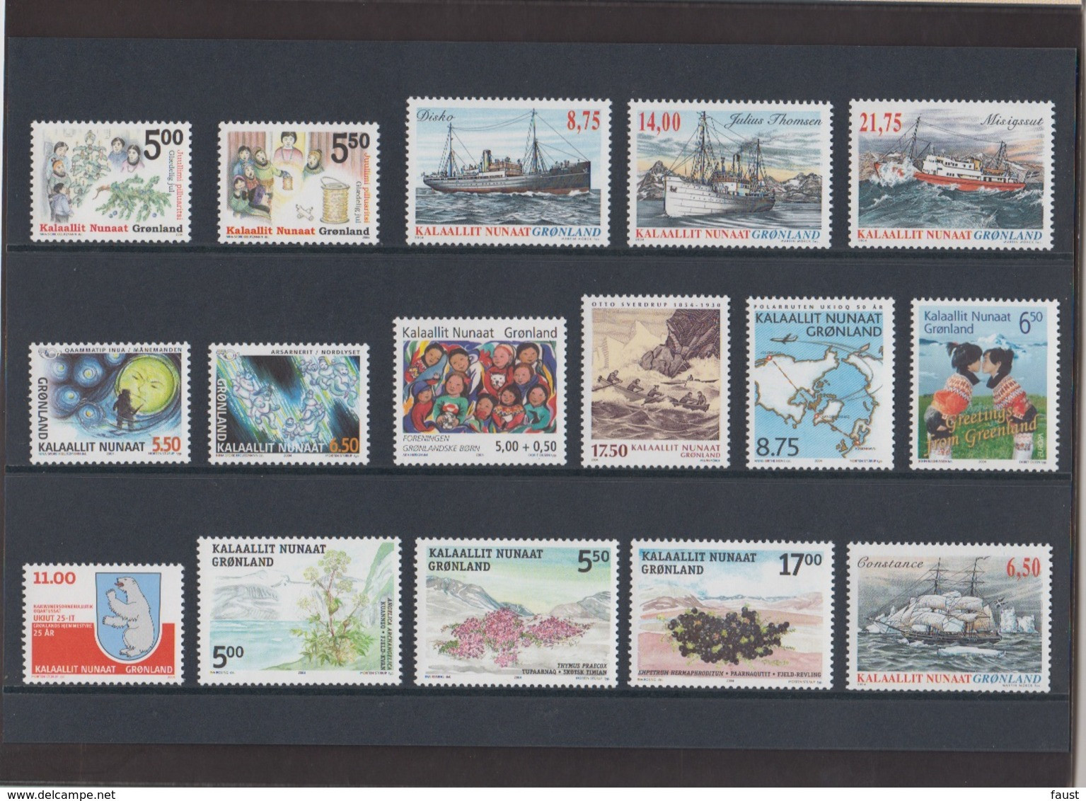 2004** (sans Charn., MNH, Postfrish)  Original Year Pack As Issued - Full Years