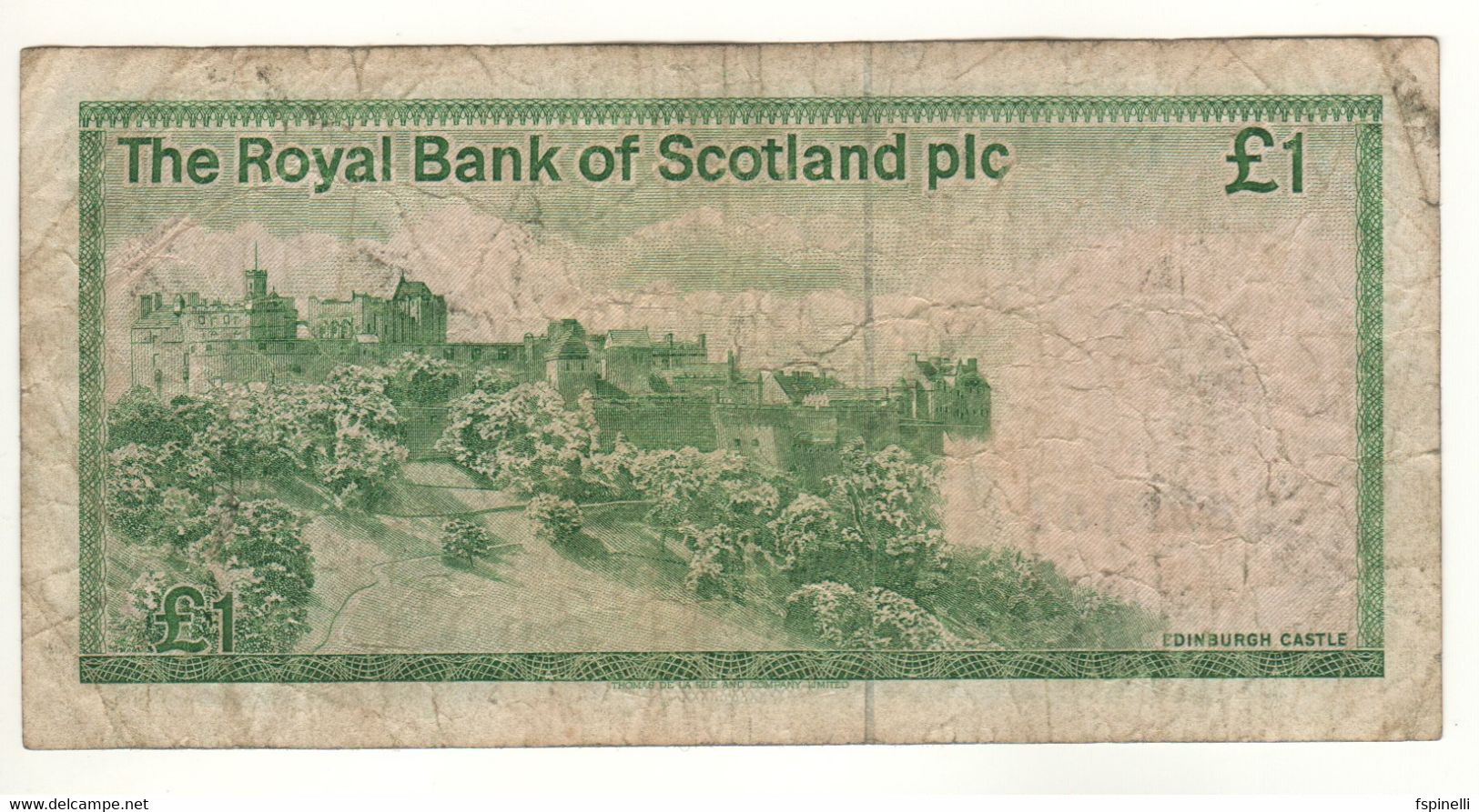 SCOTLAND  1 Pound  The Royal Bank Of Scotland  P341Aa  Dated 1 May 1986 Sign. Winter - 1 Pound