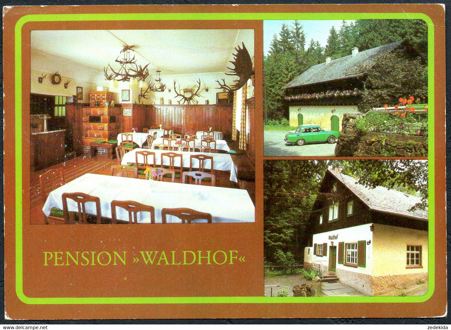 E1856 - Venusberg Pension Waldhof - Bild Und Heimat Reichenbach - Zschopau