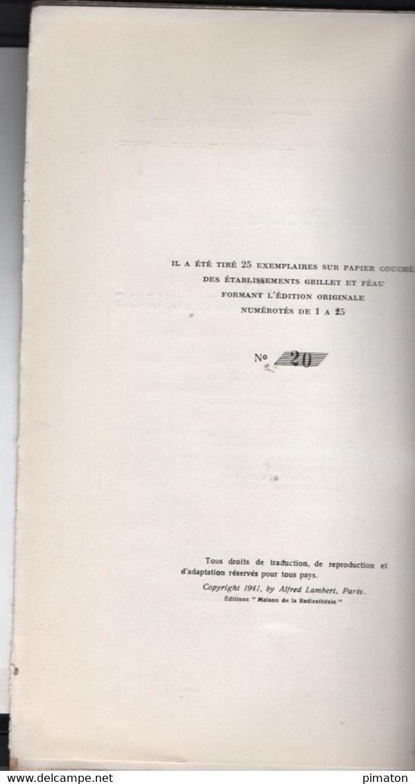 Etudes Sur Les Influences Cosmiques Livre De 225 Pages Par Alfred LLAMBERT Et Le Docteur Pierre CREUZE - Sterrenkunde
