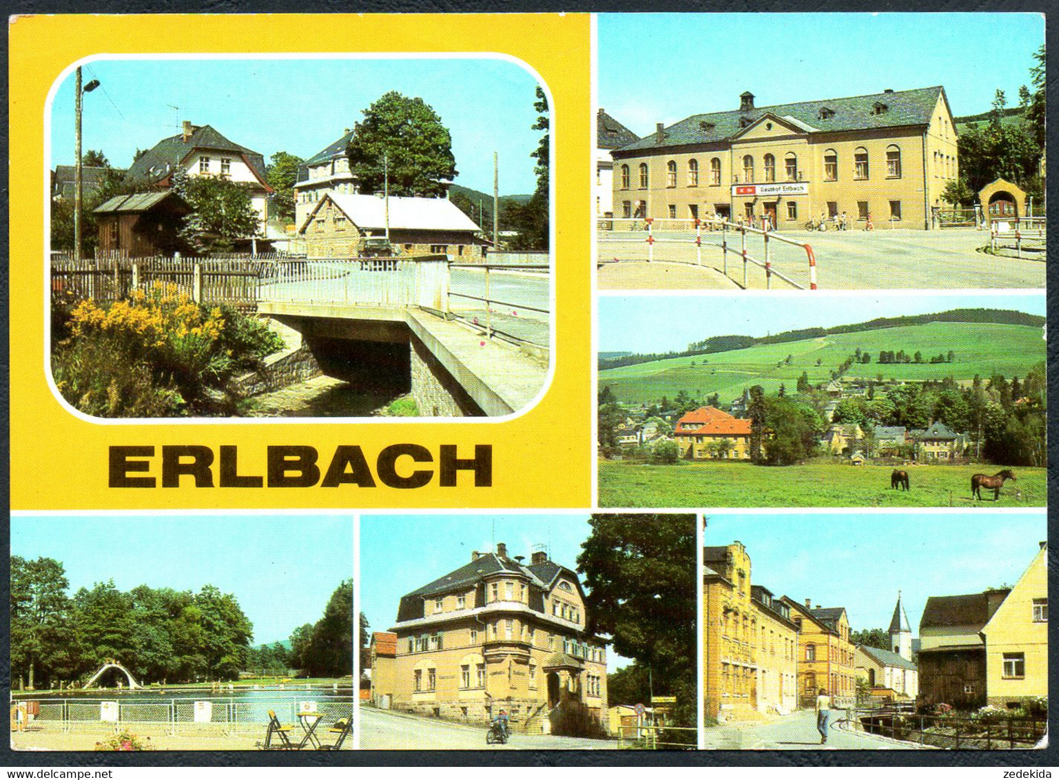 E1864 - Erlbach Erlabrunn - Bild Und Heimat Reichenbach - Erlbach-Kirchberg