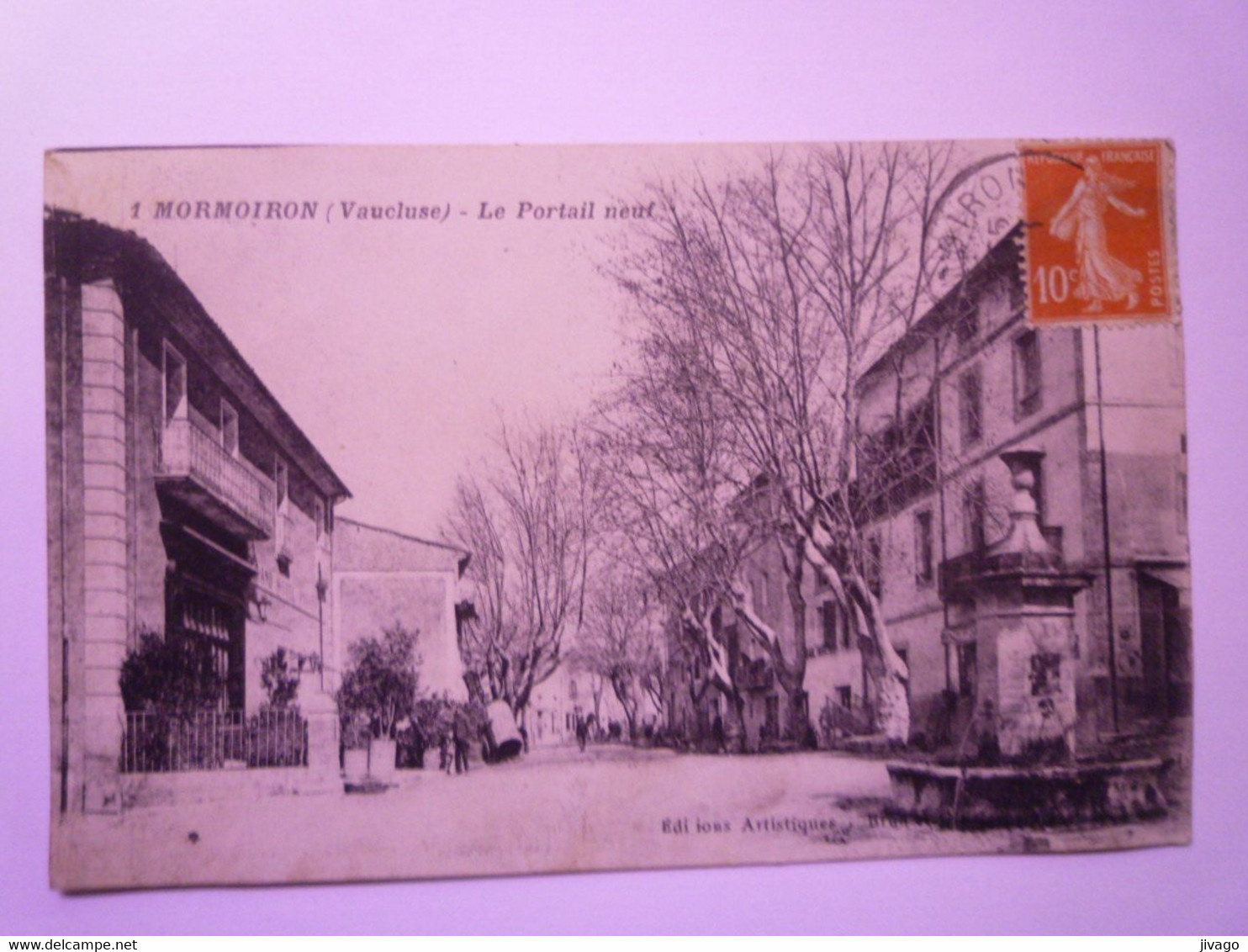 2020 - 7723  MORMOIRON  (Vaucluse)  :  Le PORTAIL NEUF   1916   XXX - Mormoiron