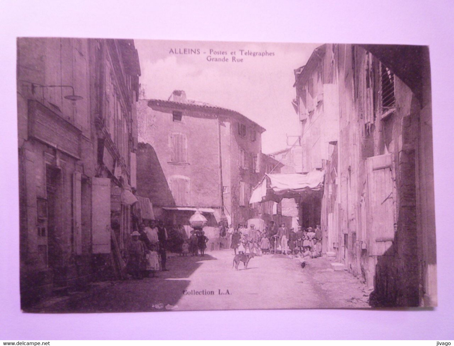 2020 - 7724  ALLEINS  (Bouches-du-Rhône)  :  Postes Et Télégraphes  -  Grande Rue   XXX - Alleins