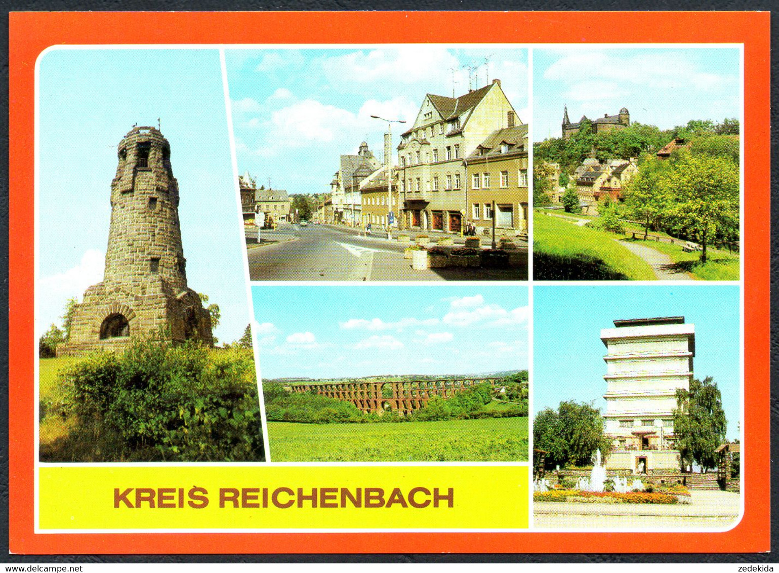 E1878 - TOP Kreis Reichenbach Wasserturm Kuhbergturm Netzschkau - Bild Und Heimat Reichenbach - Reichenbach I. Vogtl.