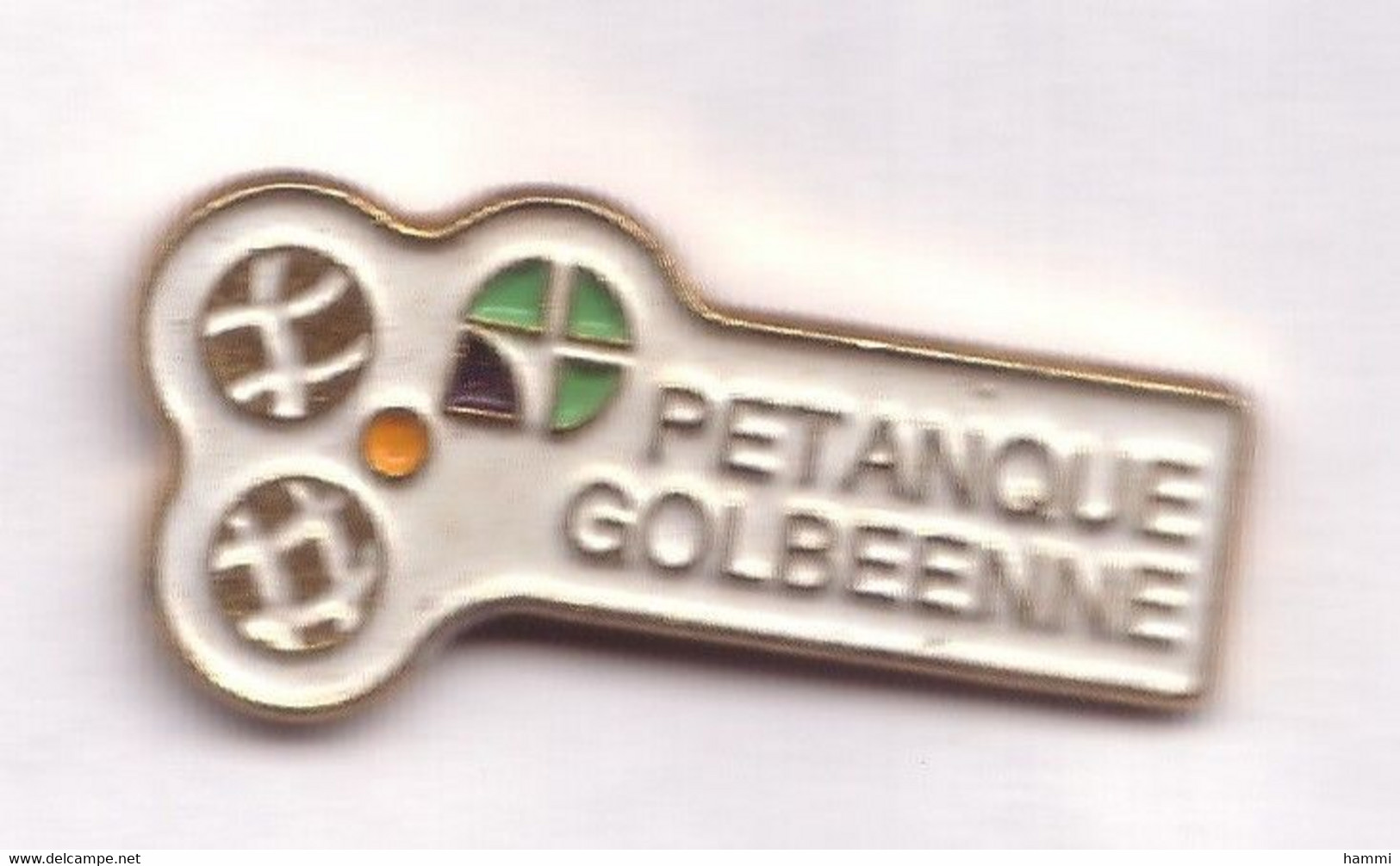 AA118 Pin's Pétanque Golbéenne Golbey Vosges  Achat Immédiat - Pétanque