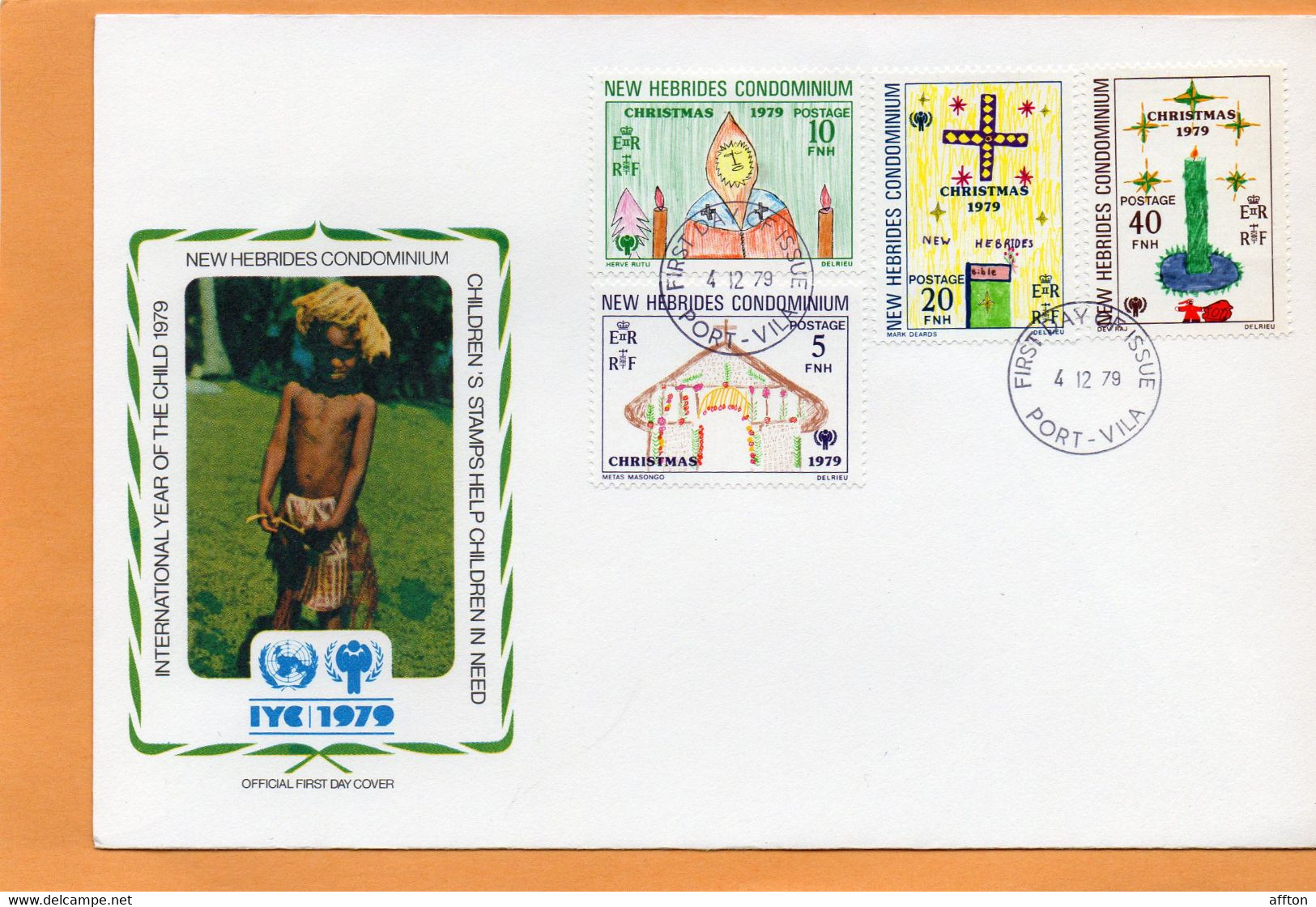 New Hebrides UN 1979 FDC - FDC