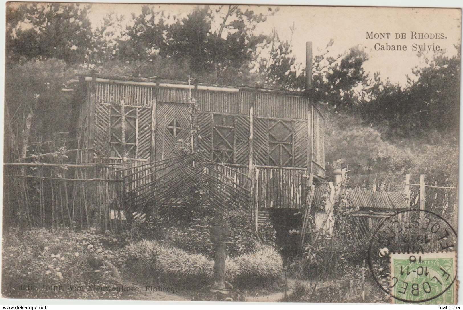 BELGIQUE HAINAUT MONT DE RHODES CABANE SYLVIE - Vloesberg