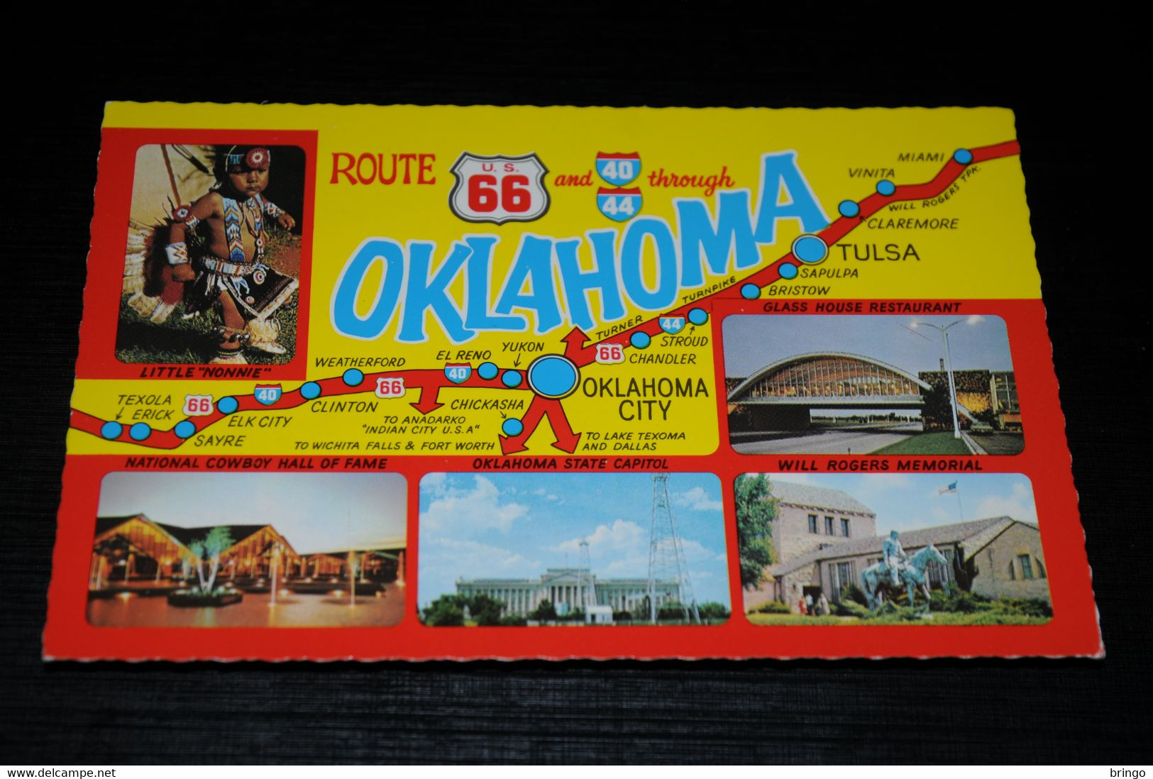 17995-               ROUTE 66, TROUGH OKLAHOMA - Tulsa