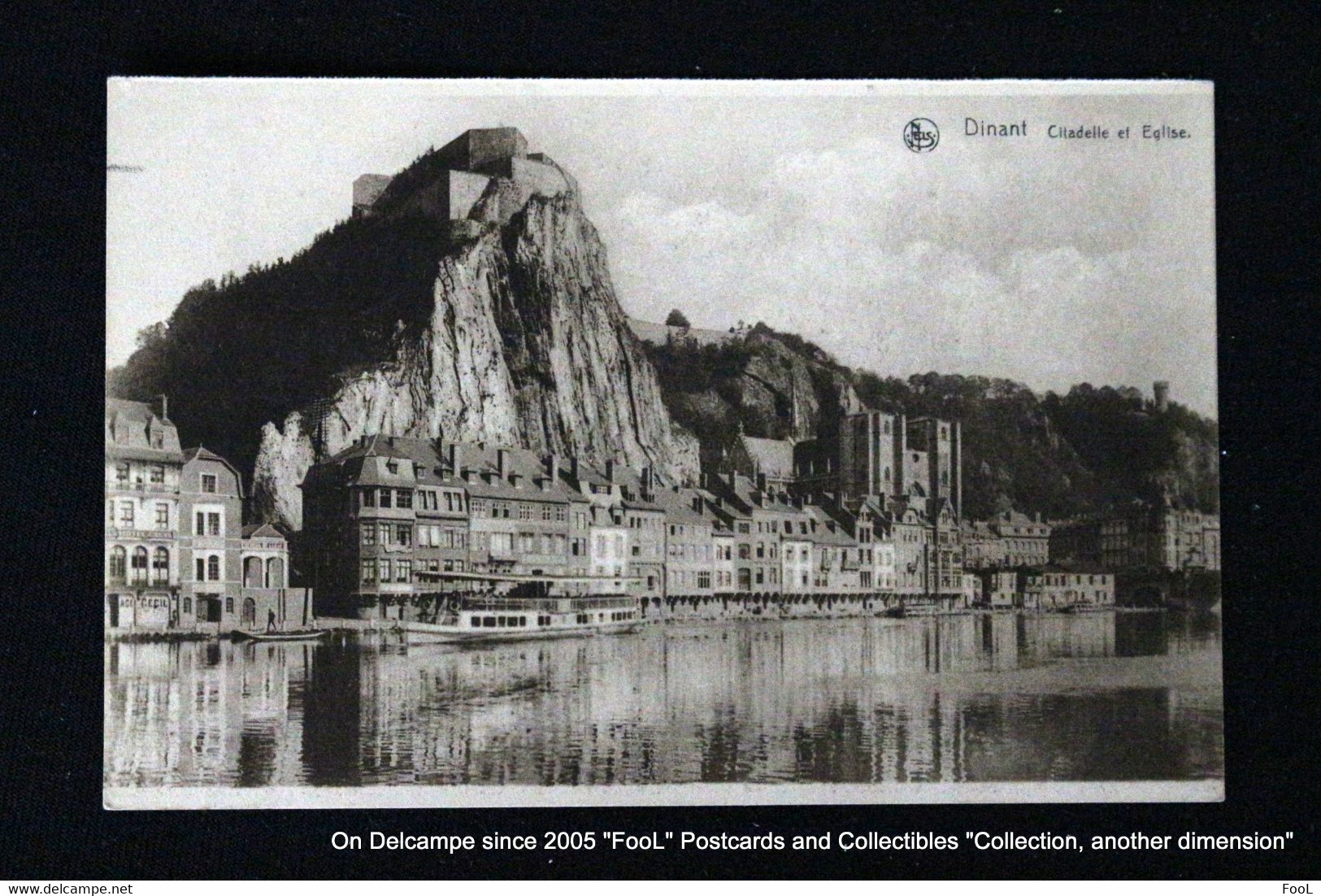 DINANT Hôtel CECIL Bateau Mouche Citadelle église BELGIUM Hôtel CECIL Tourtist Boat - Citadel Church - Dinant