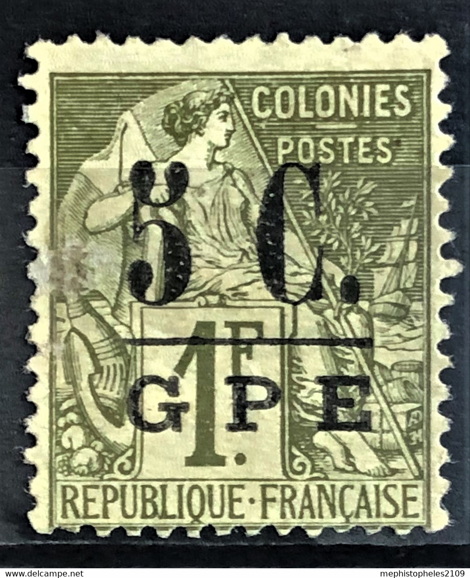 GUADELOUPE 1890/91 - MLH - YT 11 - 5c - Neufs