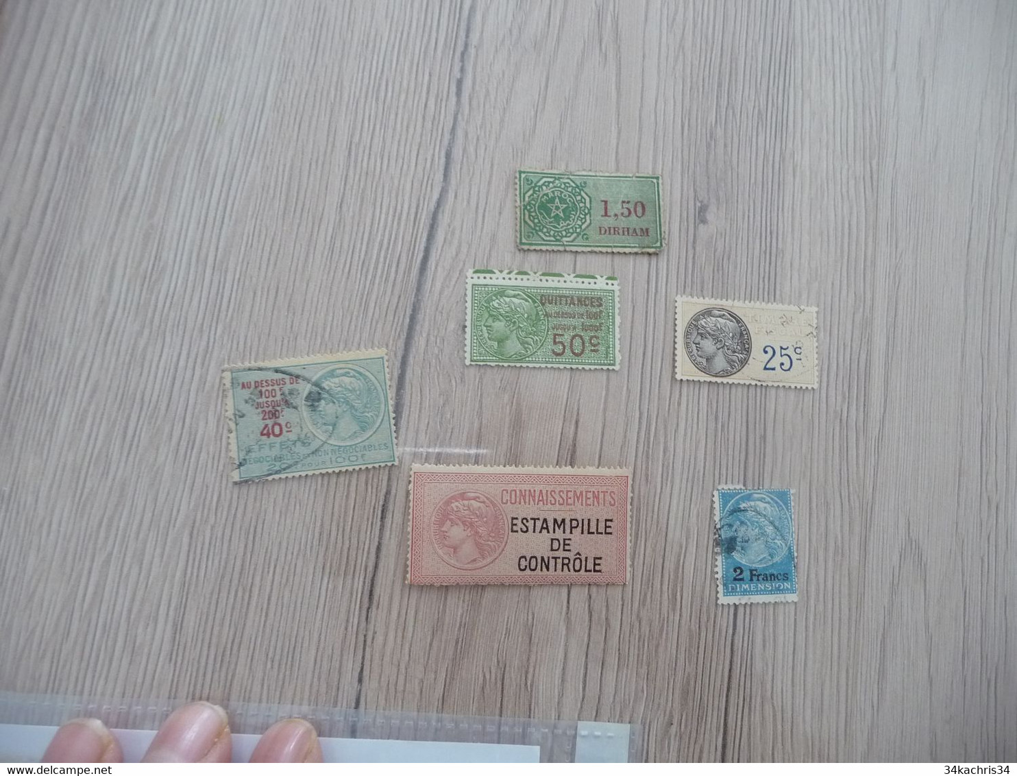 Lot France Maroc Fiscaux Dont 1 Neuf - Other & Unclassified