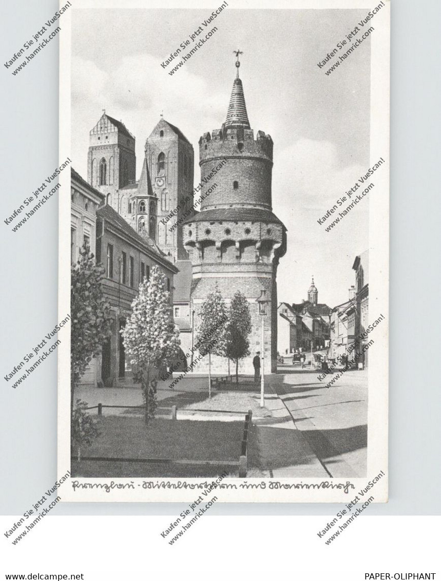 0-2130 PRENZLAU, Mitteltorturm Und Marienkirche - Prenzlau