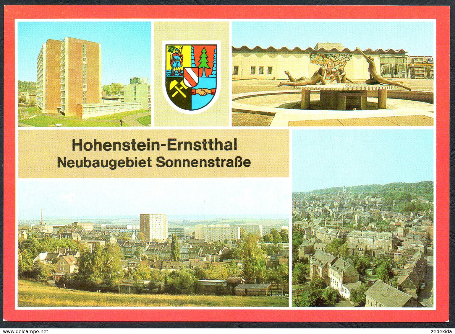 E1908 - TOP Hohenstein Ernstthal Neubaugebiet Sonnenstraße Neubauten Großplatte - Bild Und Heimat Reichenbach - Hohenstein-Ernstthal