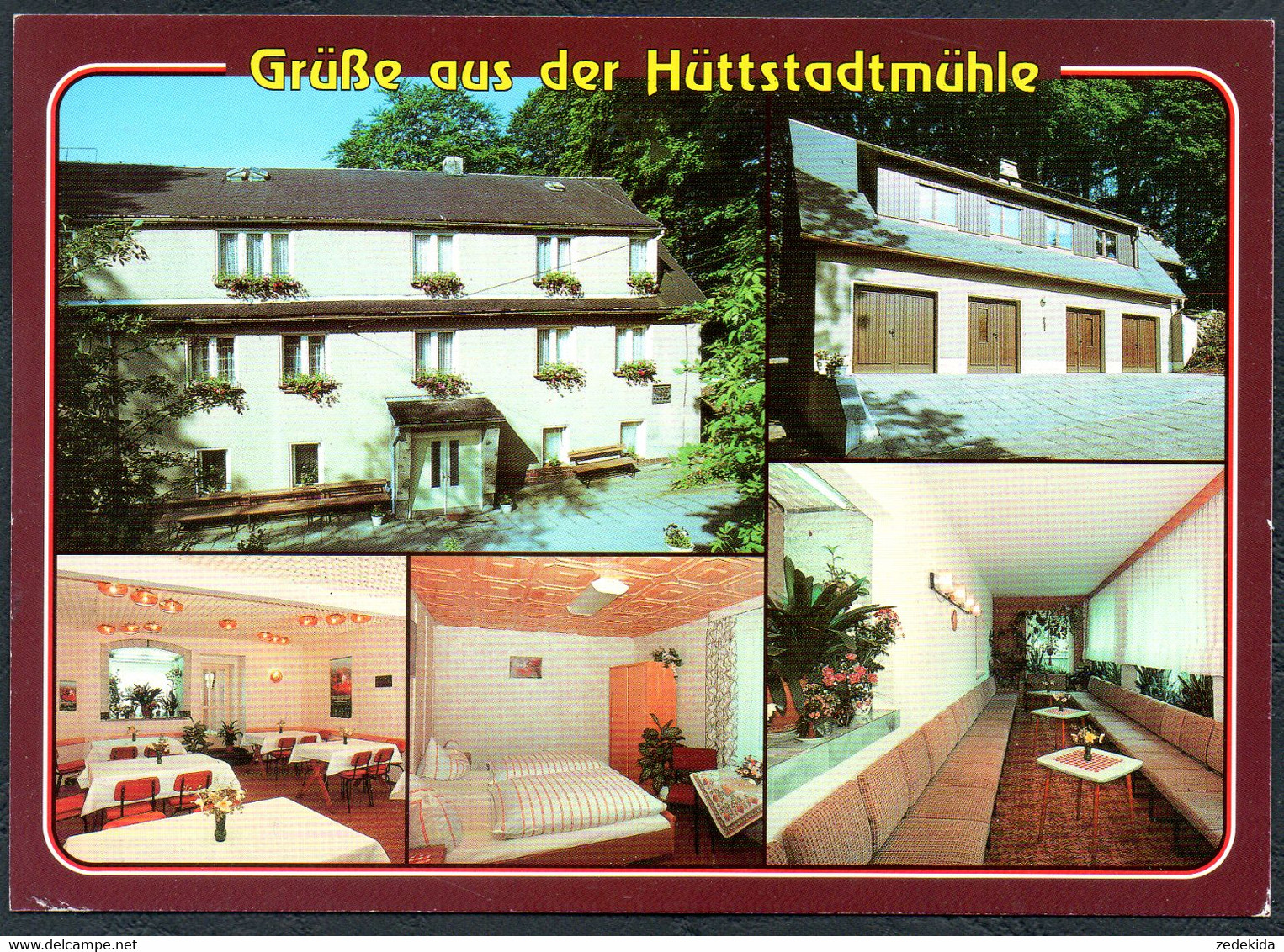 E1909 - TOP Ansprung Hüttstadtmühle - Bild Und Heimat Reichenbach Qualitätskarte - Marienberg