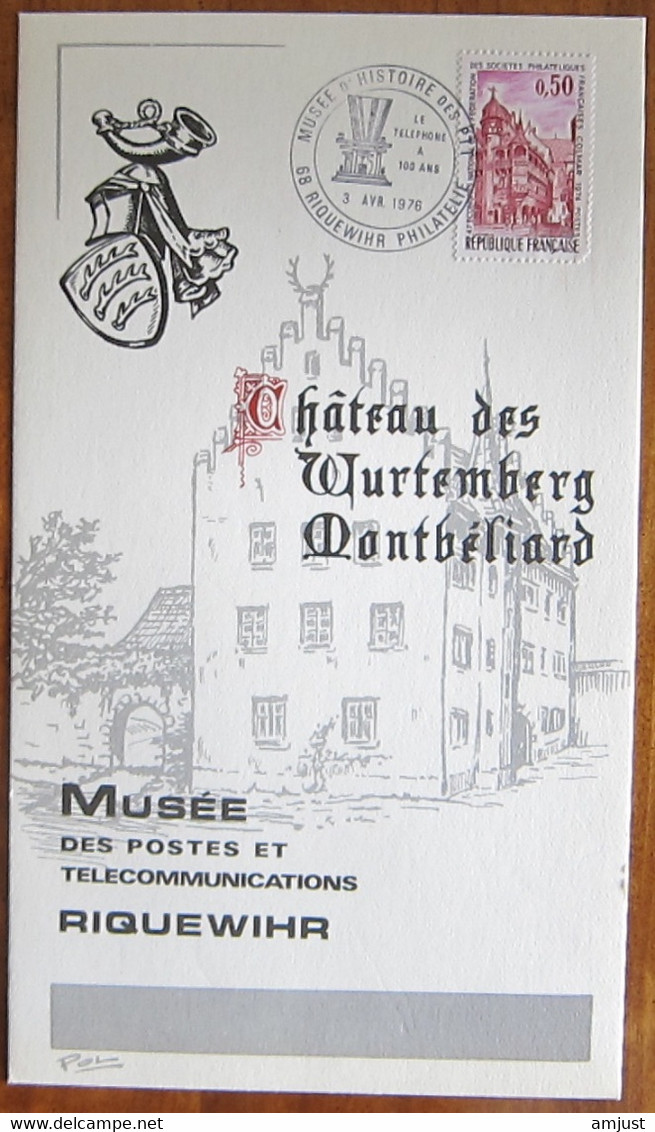 France // 1976 // Château Des Wurtemberg, Montbéliard - Covers & Documents