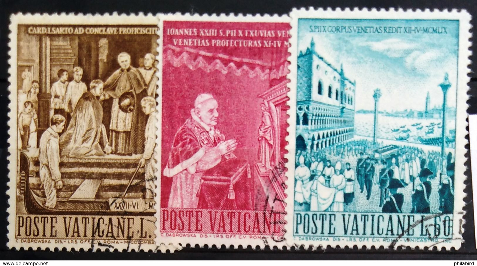 VATICAN                 N° 299/301                 OBLITERE - Used Stamps