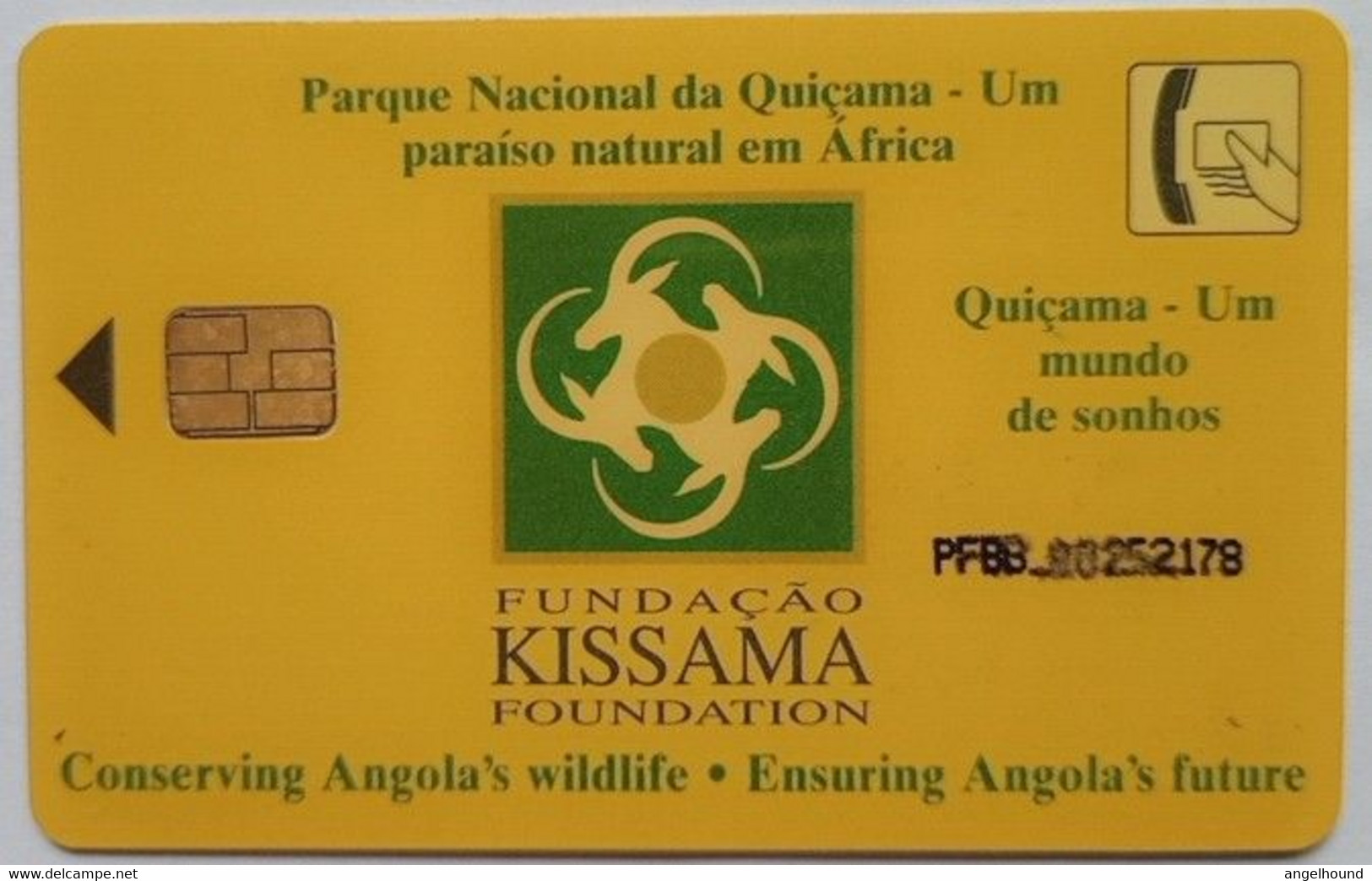 Angola 50 Units Fundacao Kissama Foundation - Angola