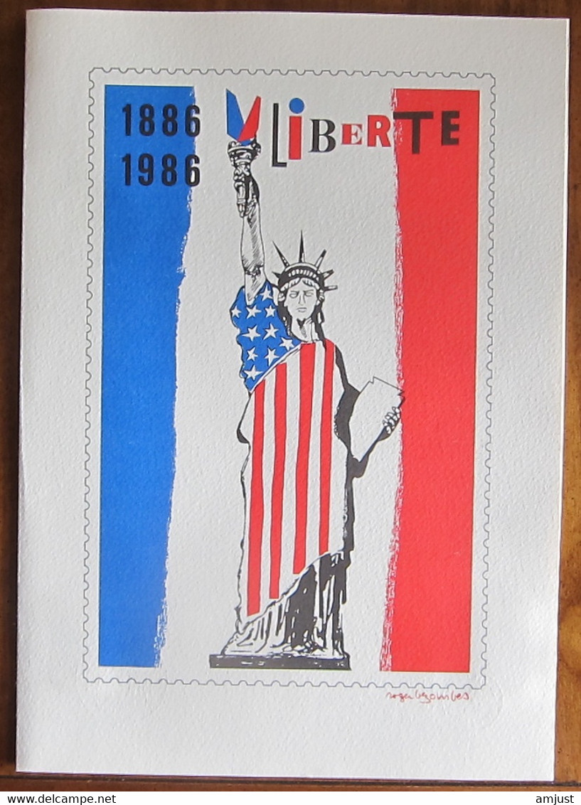 France // 1986 // 100 Ans De La Statue De La LIBERTE - Lettres & Documents