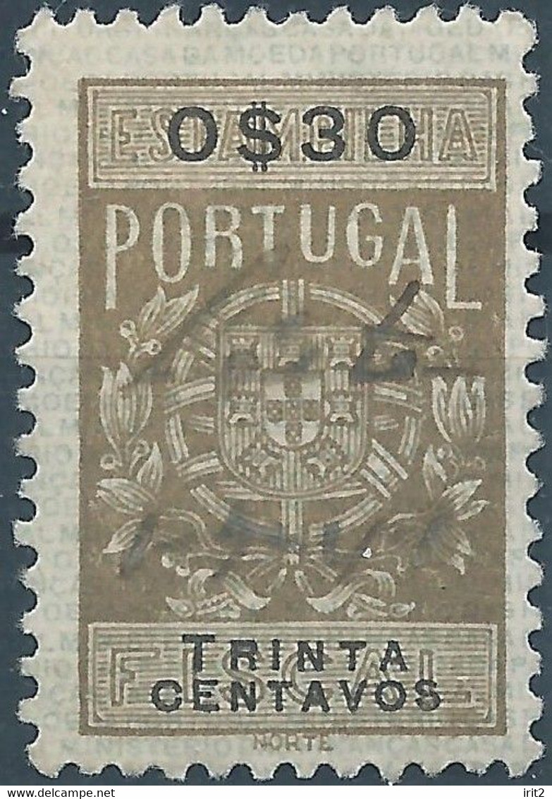 PORTUGAL Portogallo,1878 Revenue Stamp 30c Tasse Taxes,Used - Gebraucht