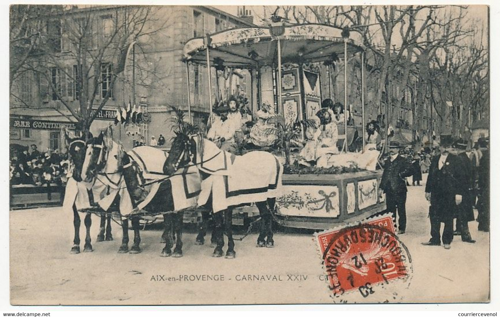 CPA - AIX-EN-PROVENCE (Bouches Du Rhône) - Carnaval XXIV - Char (manège) ... - Aix En Provence