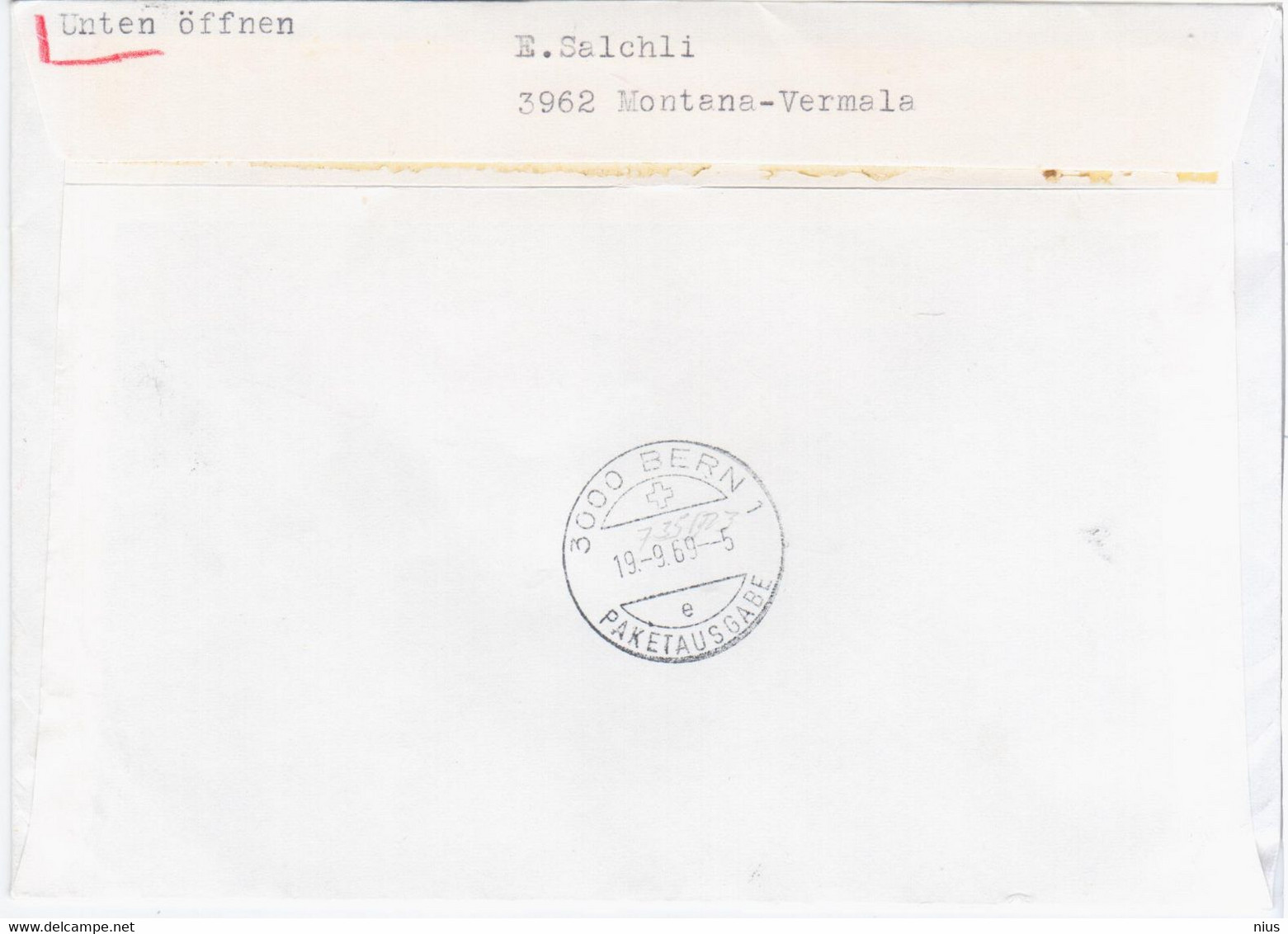 Switzerland Swiss Schweiz Svizzera Helvetia 1969 Montana-Vermala, Zwingu Guisan Borromini Schoeck De Stael - Andere & Zonder Classificatie