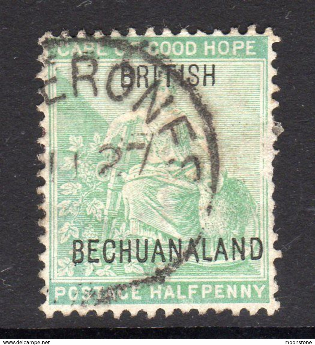 Bechuanaland QV 1897 'British Bechuanaland' On ½d Green Cape Of Good Hope, Used, SG 56 (BA2) - 1885-1964 Bechuanaland Protectorate